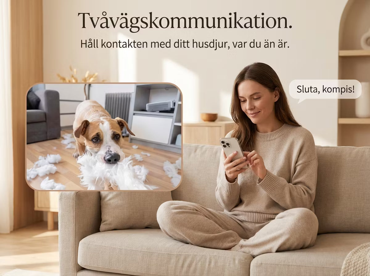 PetEcoTech Fun Treat Feeder Pro™ – Smart Godisdispenser med Kamera