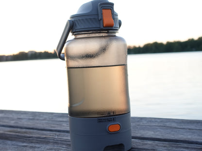 PetEcoTech AquaGo™ – 2-i-1 Reseflaska 1500 ml