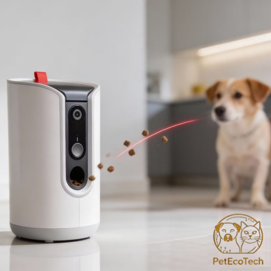 PetEcoTech Fun Treat Feeder Pro™ – Smart Godisdispenser med Kamera
